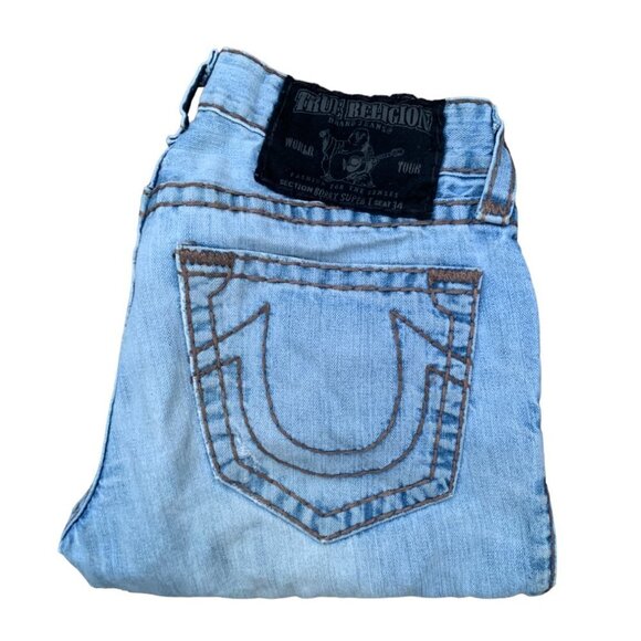 Vintage True Religion Jeans Size 32 BOBBY SUPER T Blue - Picture 1 of 9